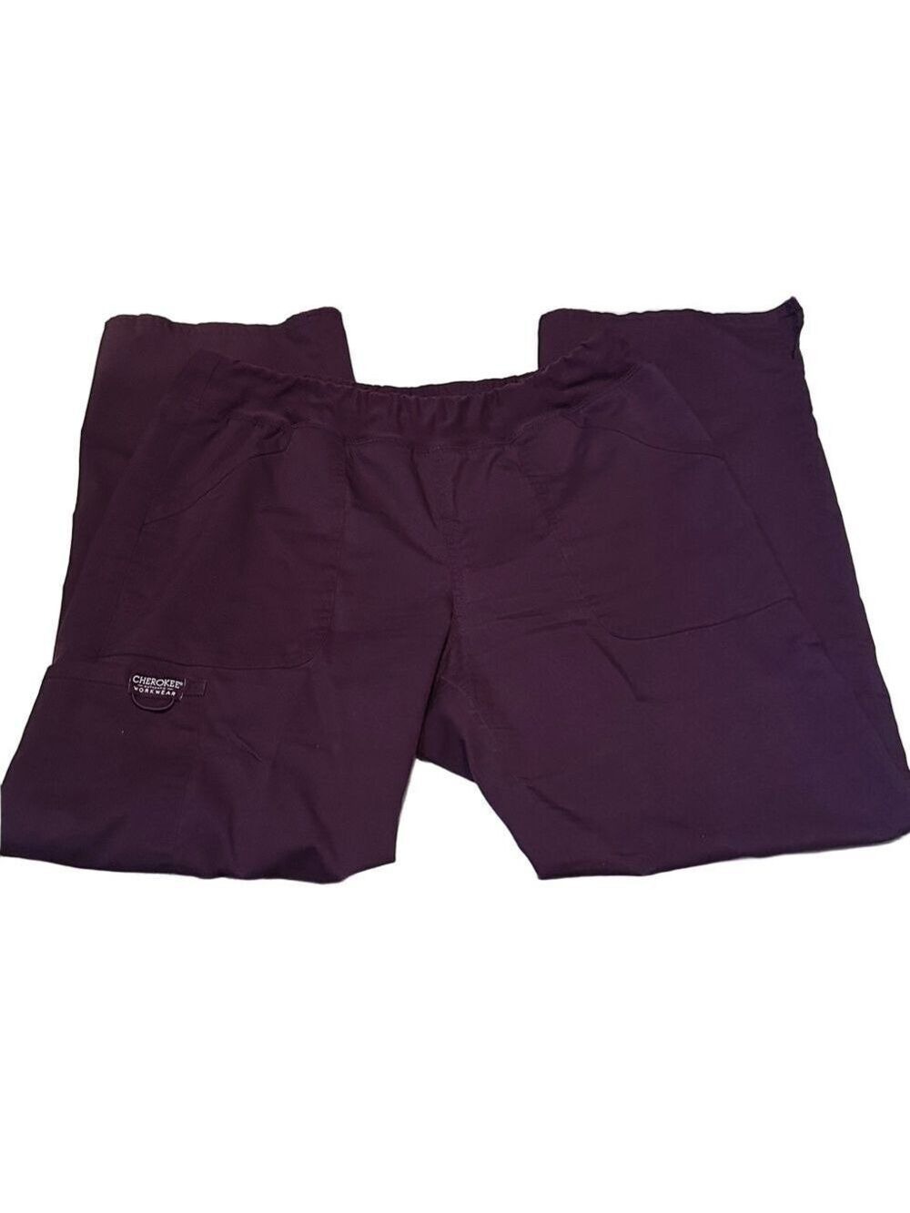 Cherokee Eggplant Scrub Pants Medium